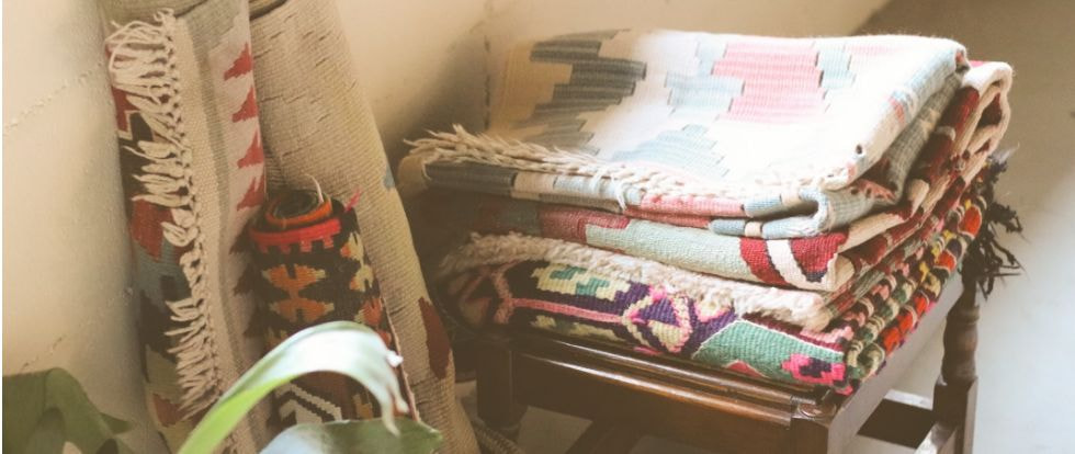 沢山のオールドキリム