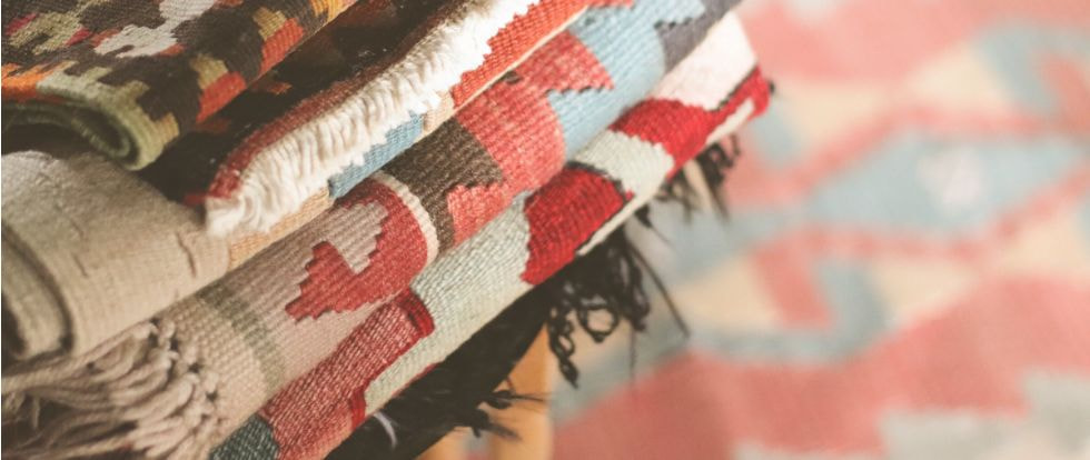 沢山のオールドキリム