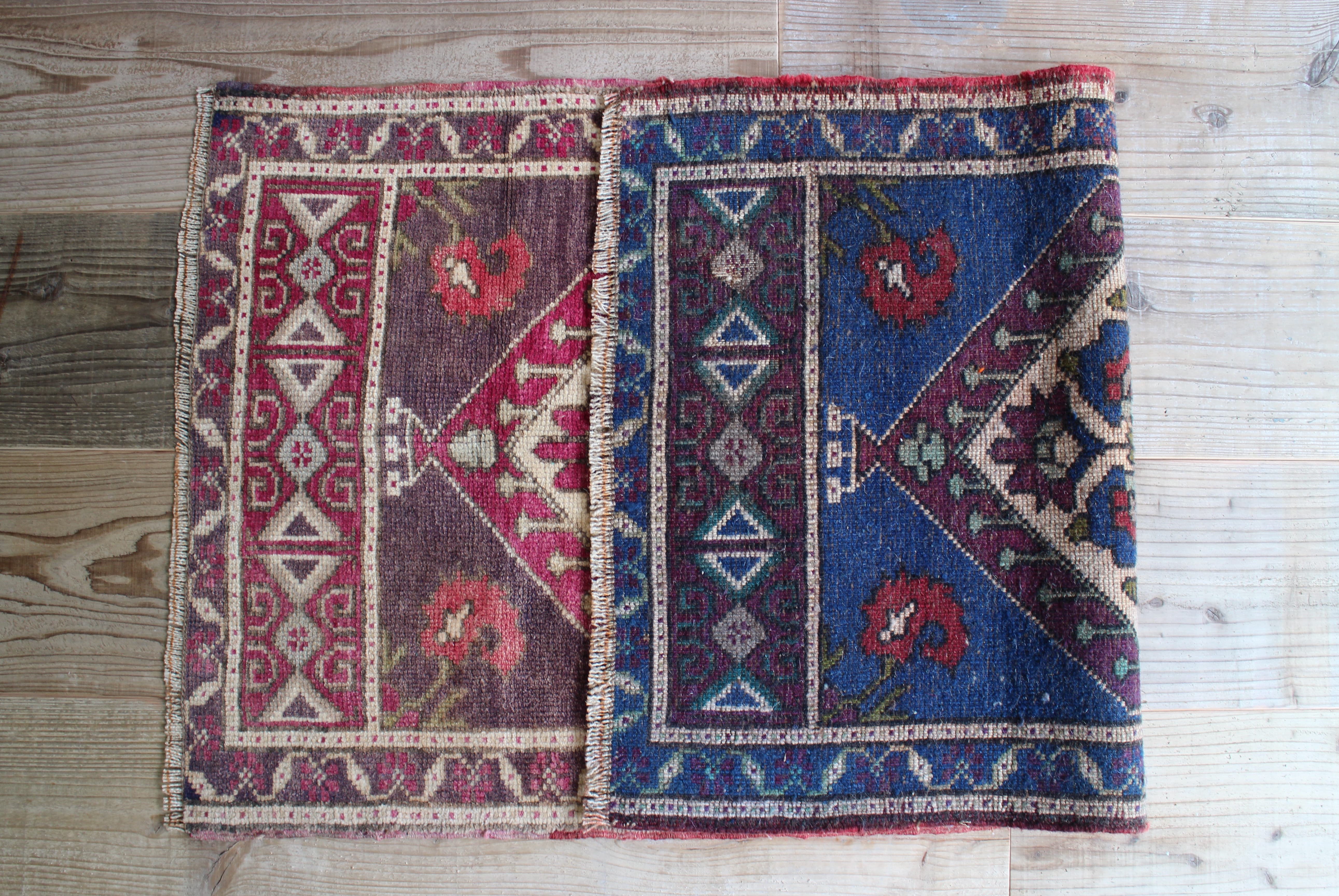 ブラウンのオールドキリム