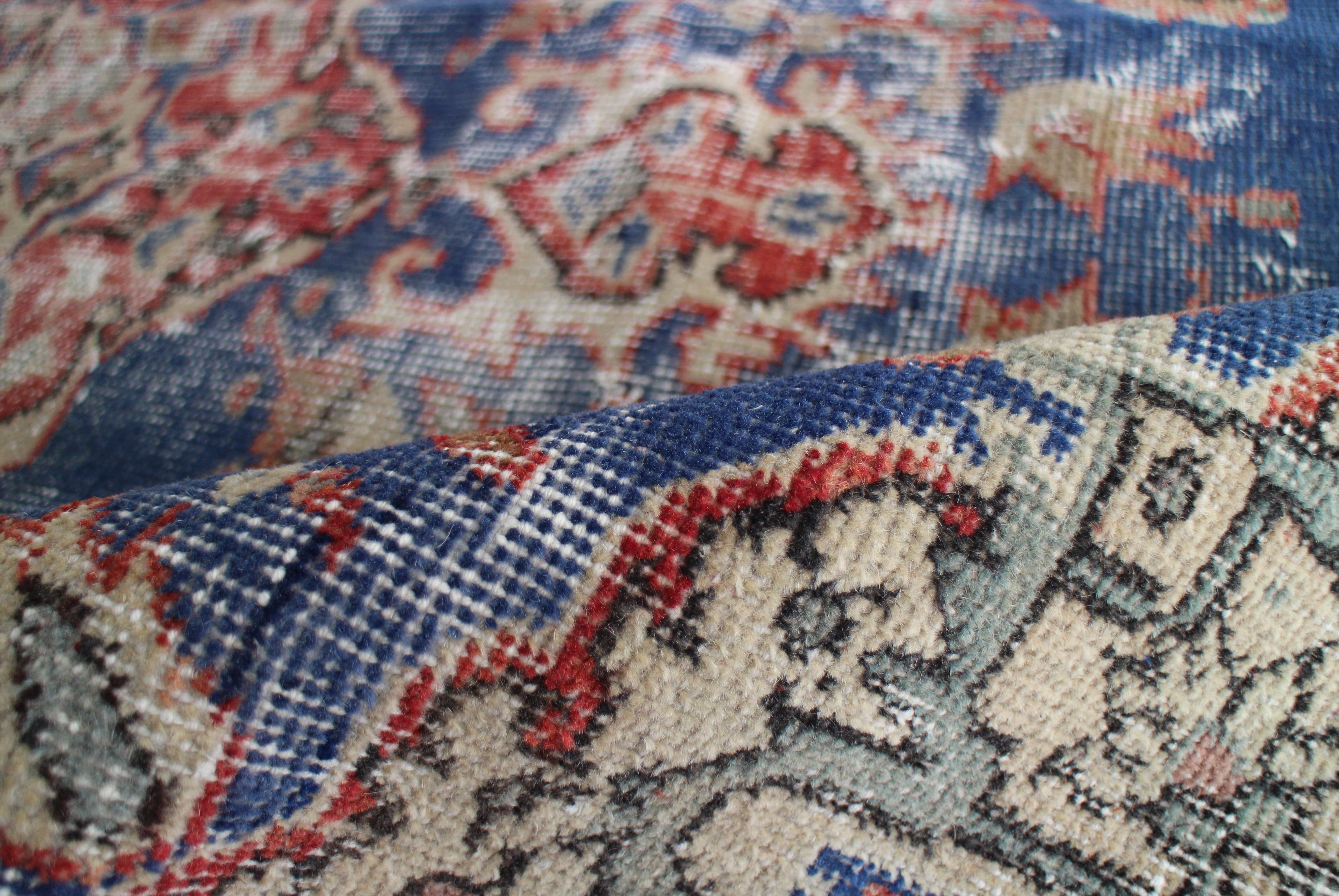 青のオールドキリム