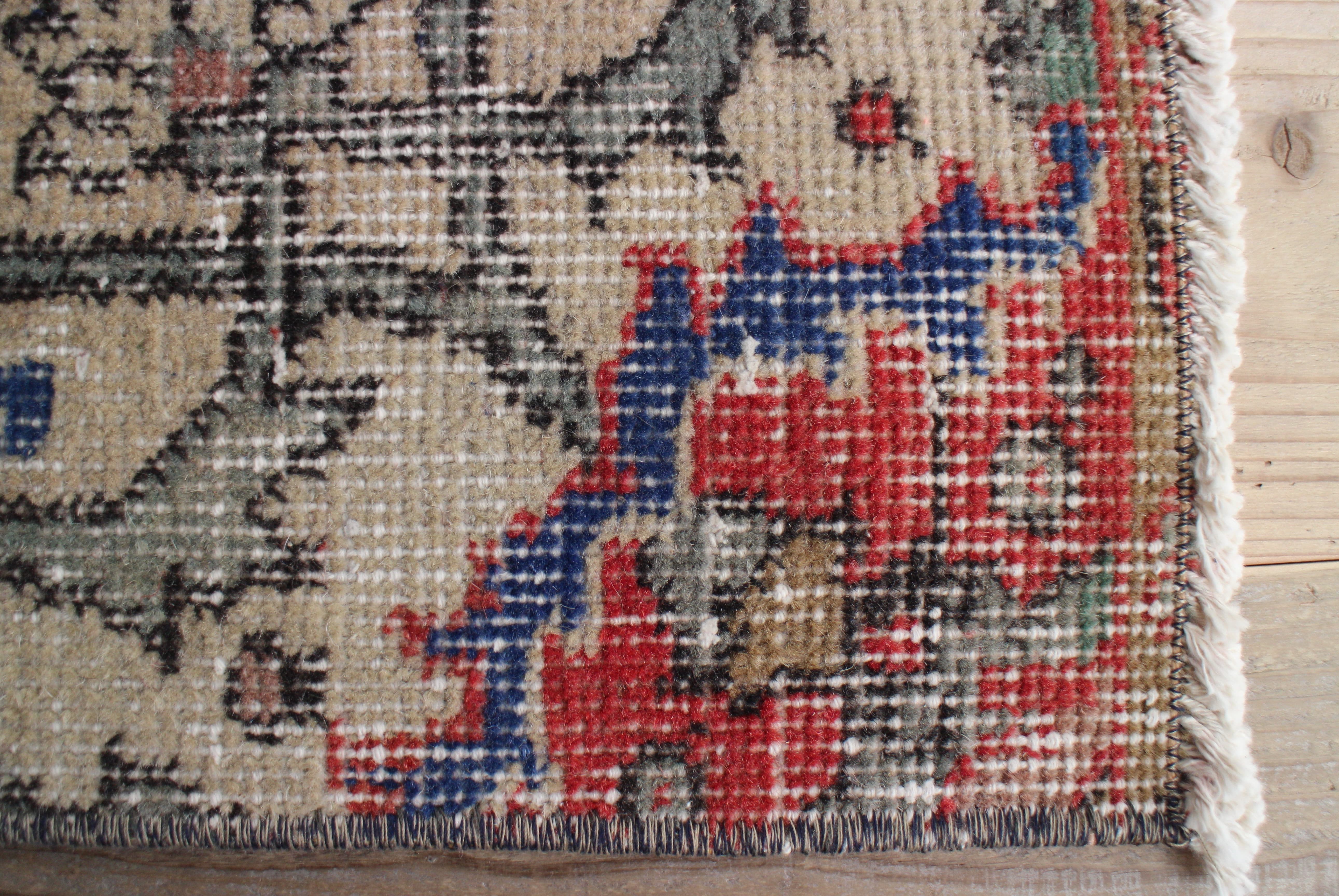 青のオールドキリム