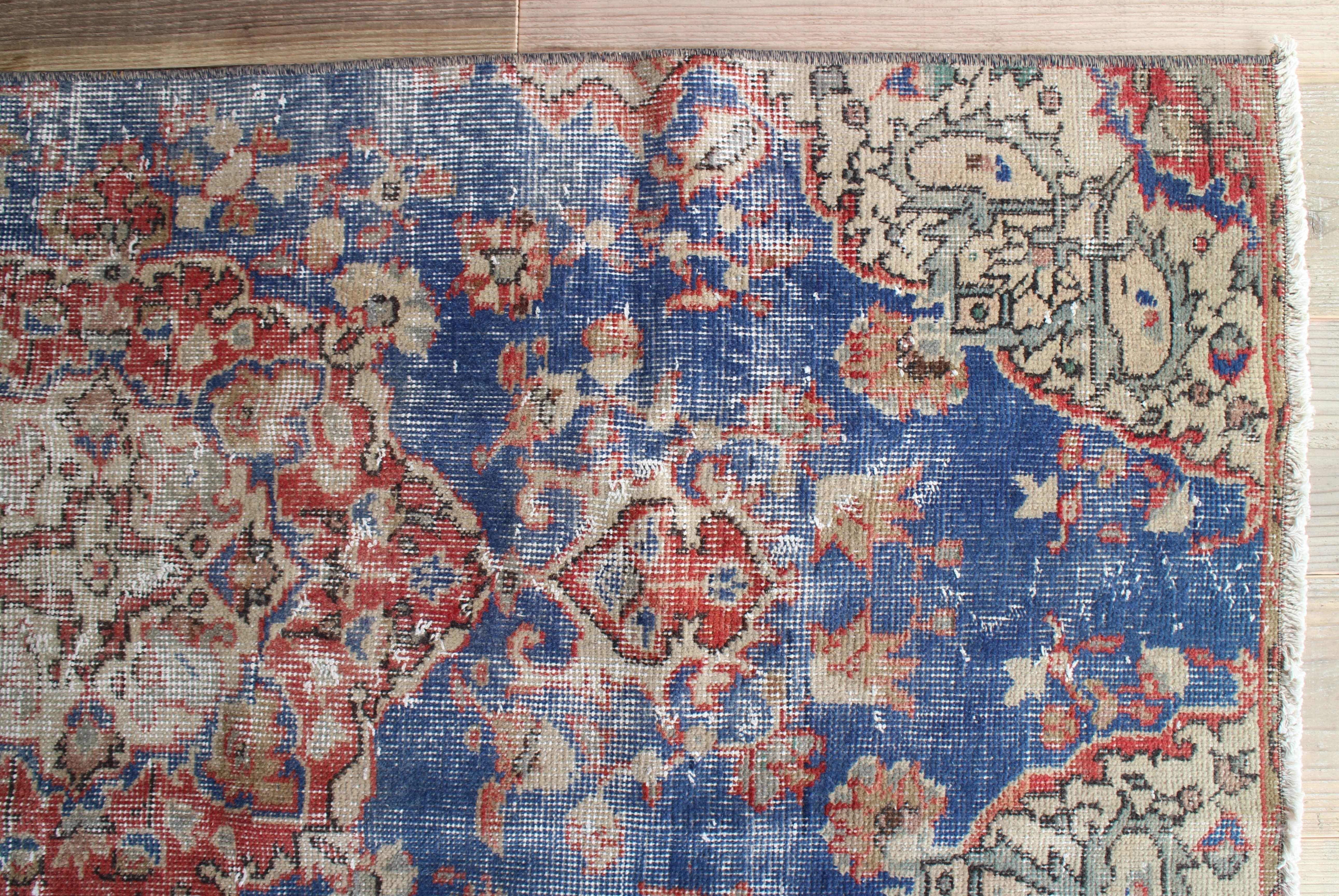 青のオールドキリム