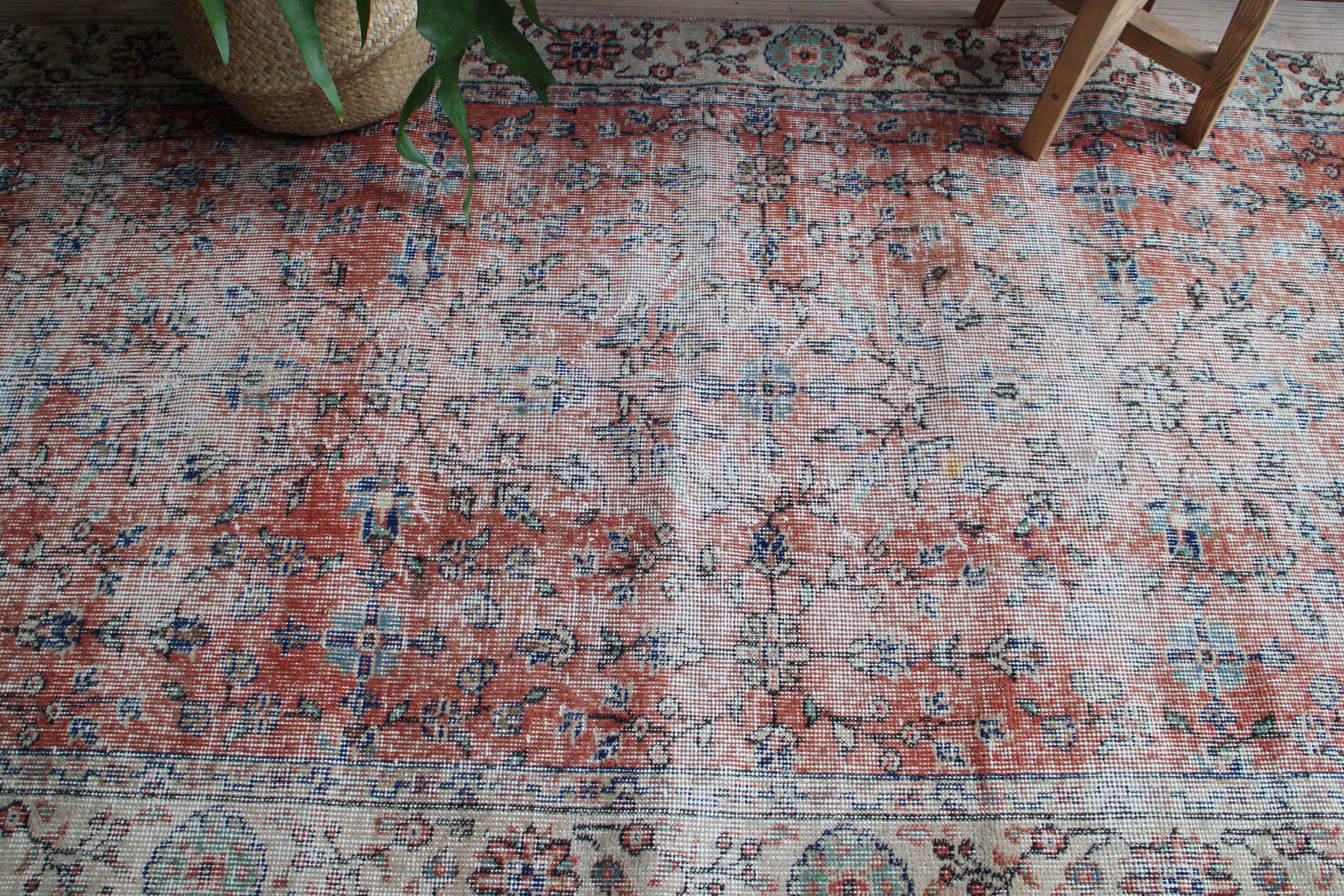 オレンジのオールドキリム