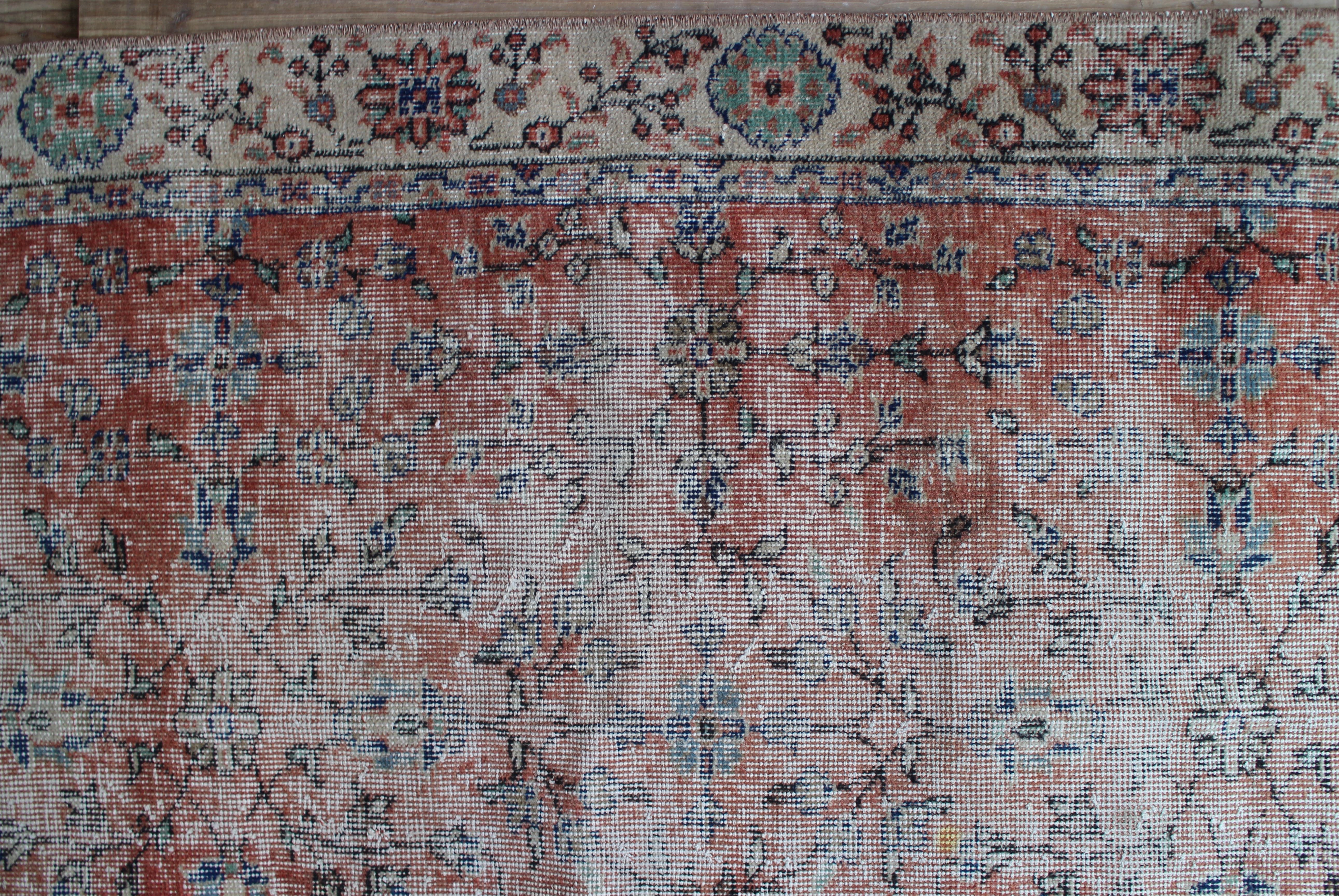 オレンジのオールドキリム