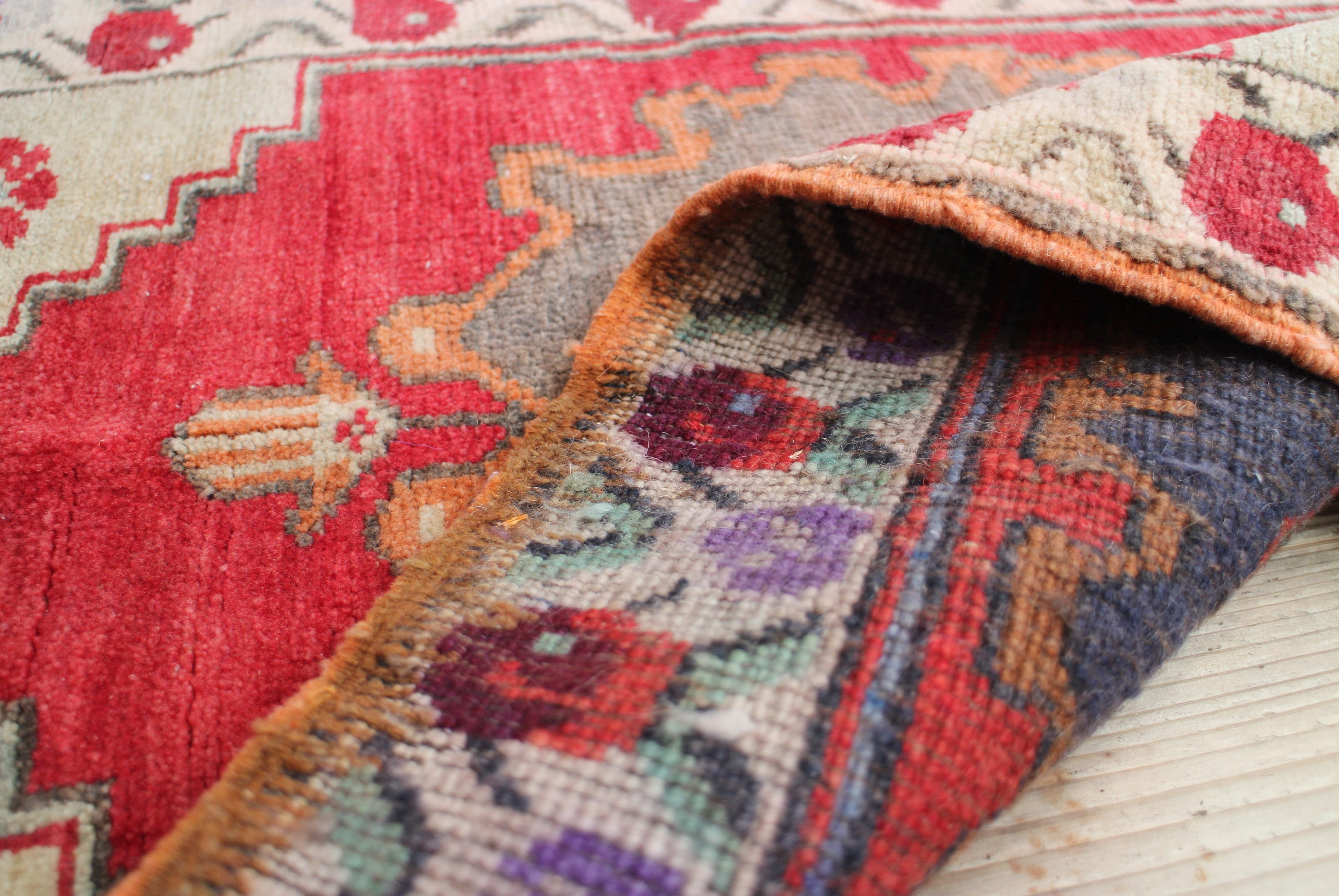 オレンジのオールドキリム