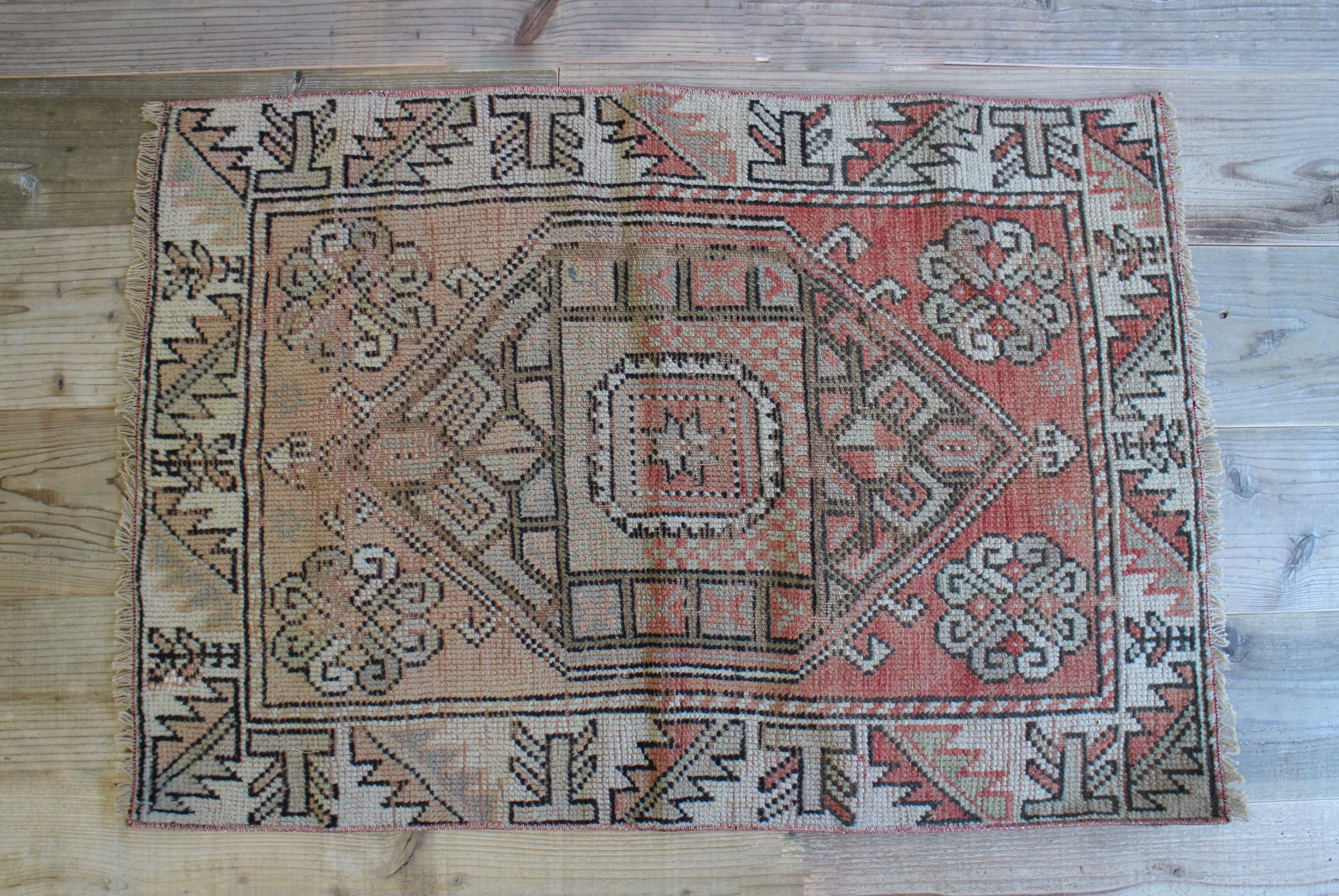 オレンジ　オールドキリム