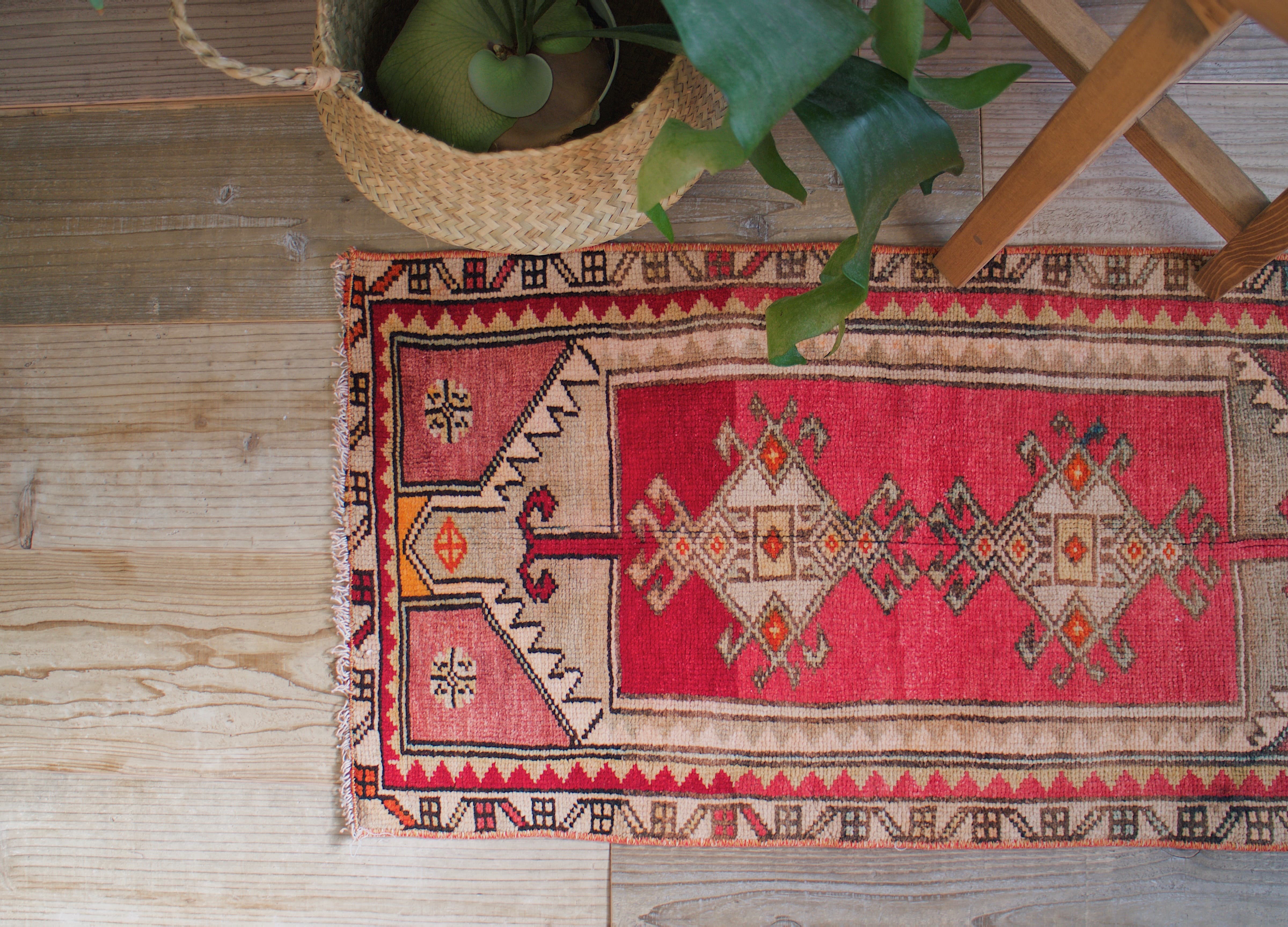 オレンジのオールドキリム