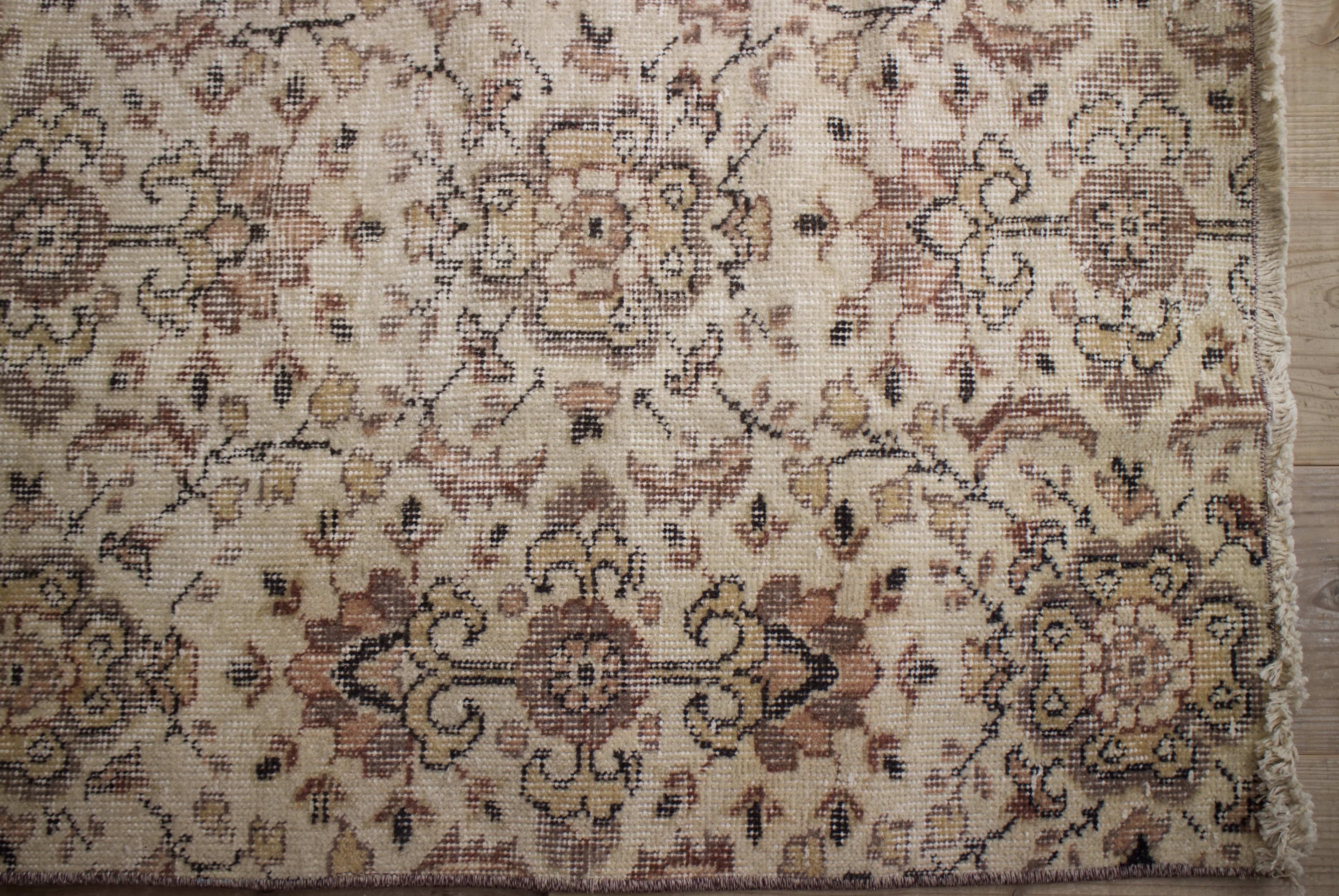 イエローベージュ　オールドキリムオールドキリム