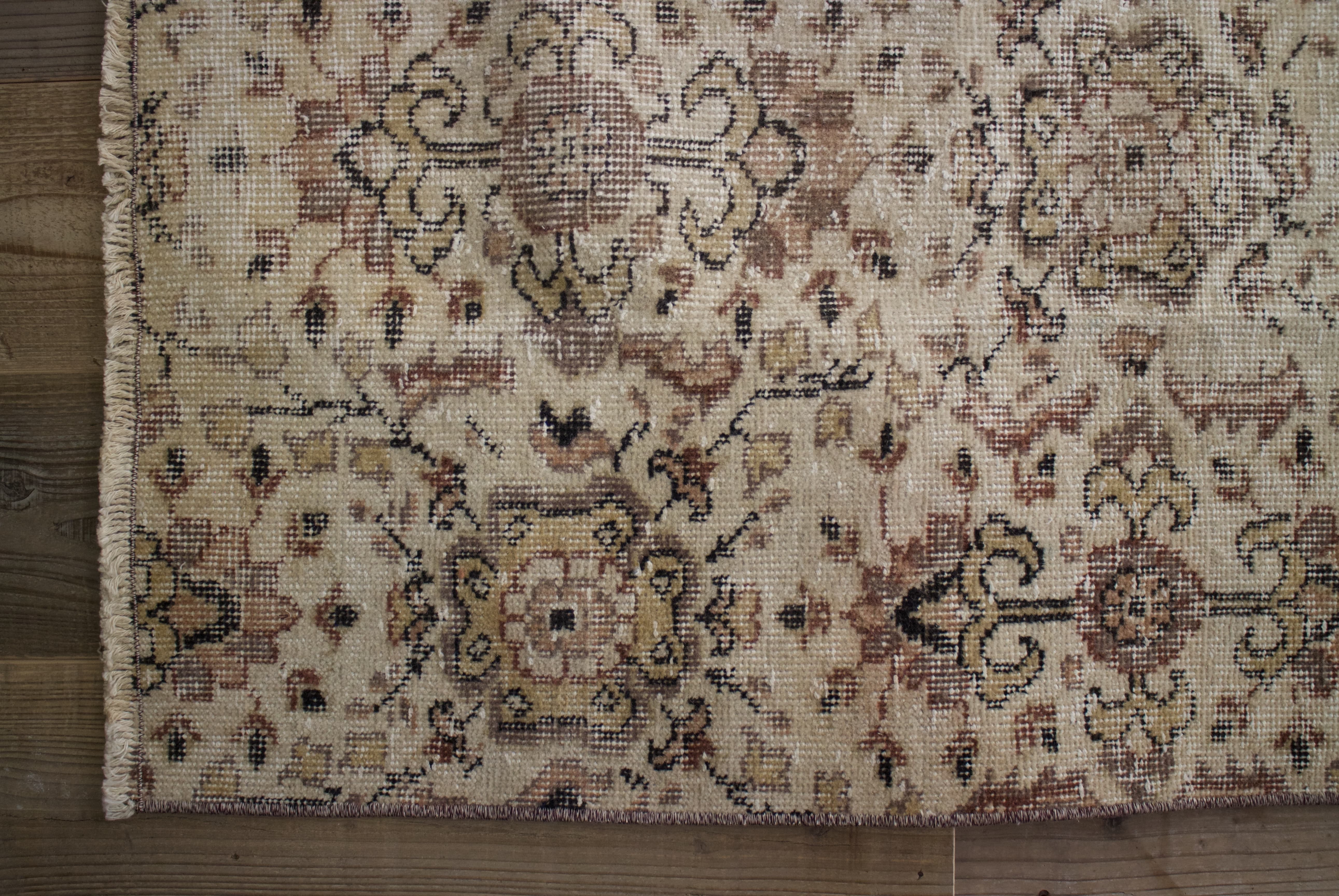 イエローベージュ　オールドキリムオールドキリム