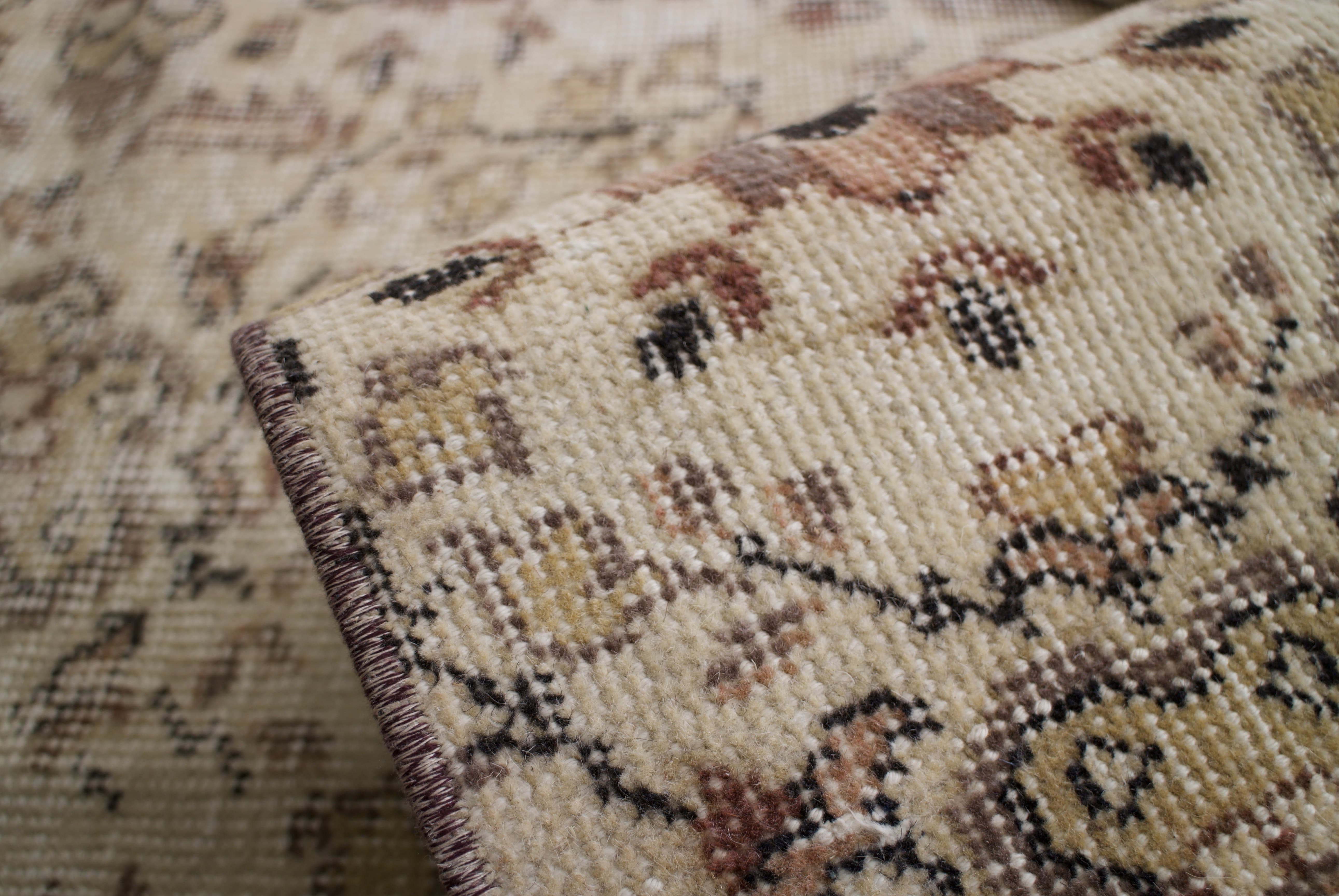 イエローベージュ　オールドキリムオールドキリム