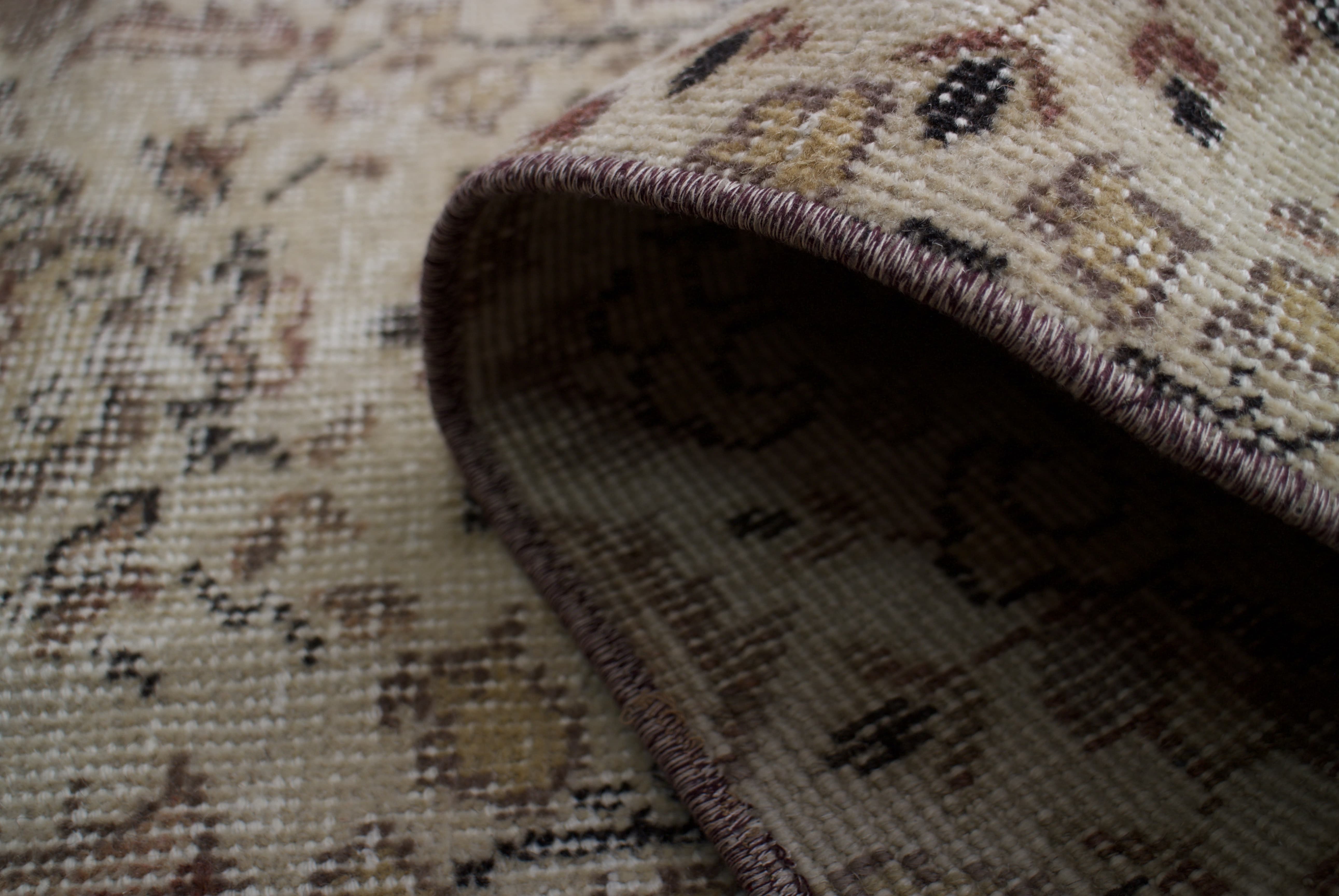 イエローベージュ　オールドキリムオールドキリム