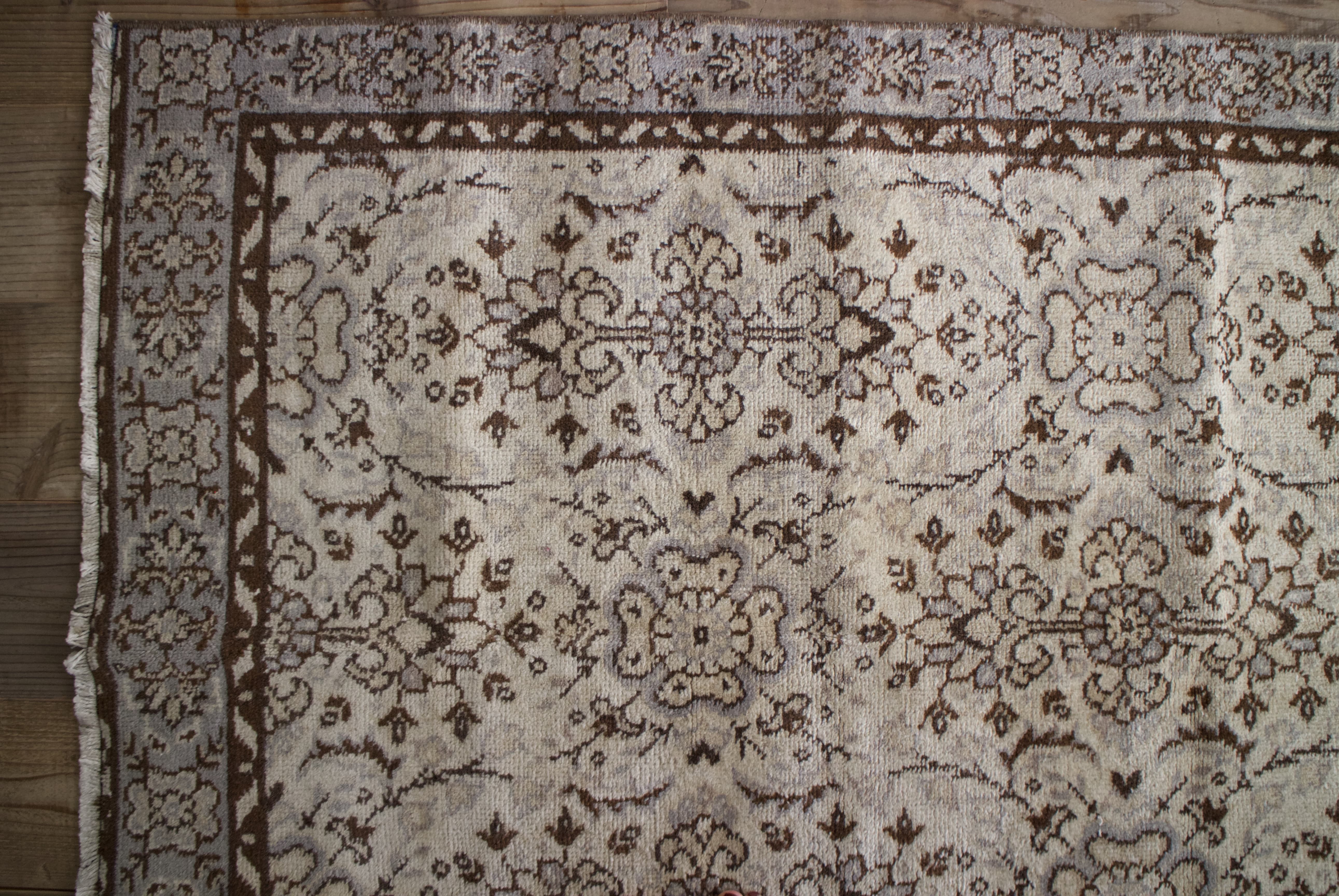 グレージュ　オールドキリム　オールドキリム