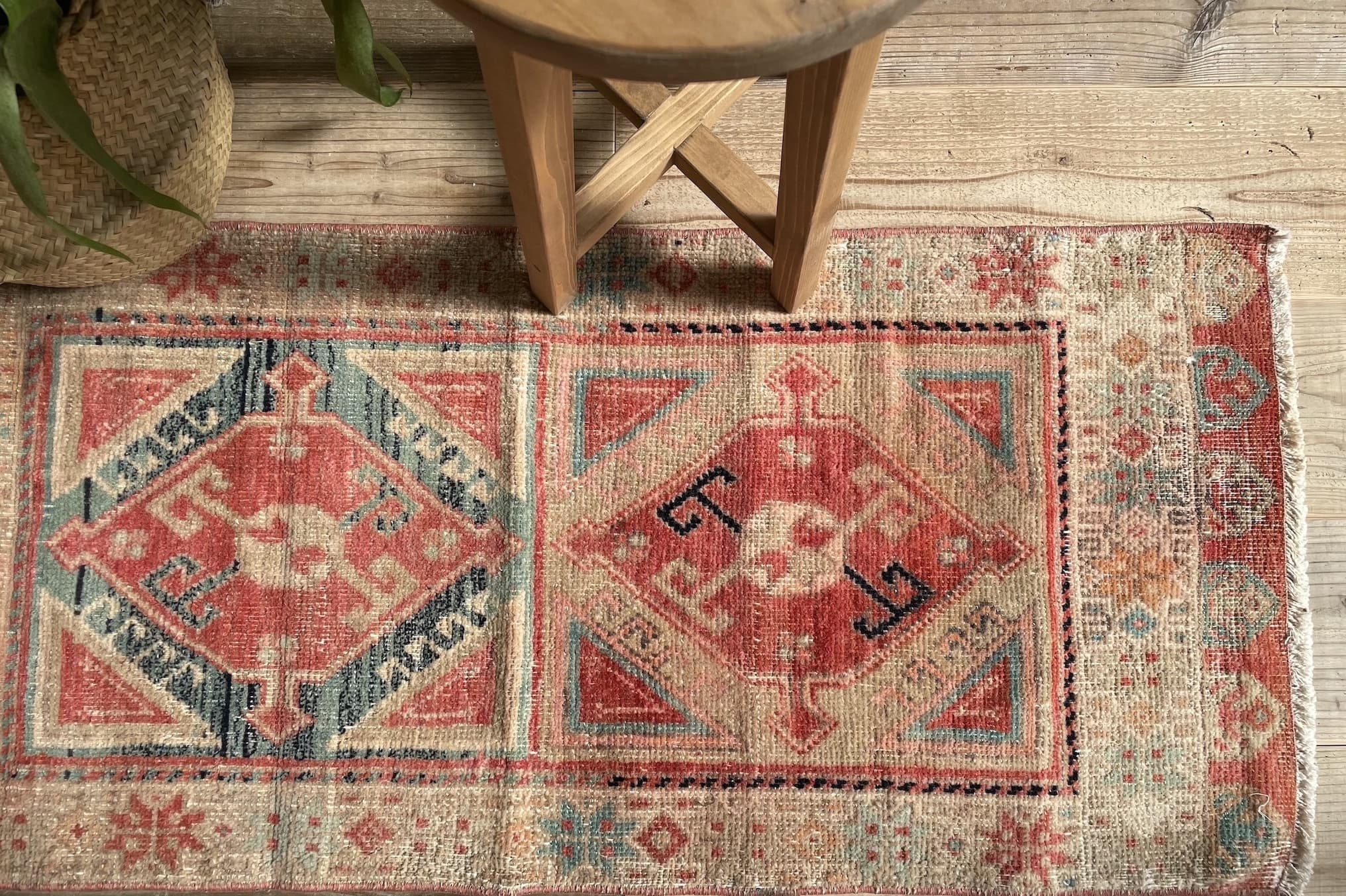 オレンジ　オールドキリム