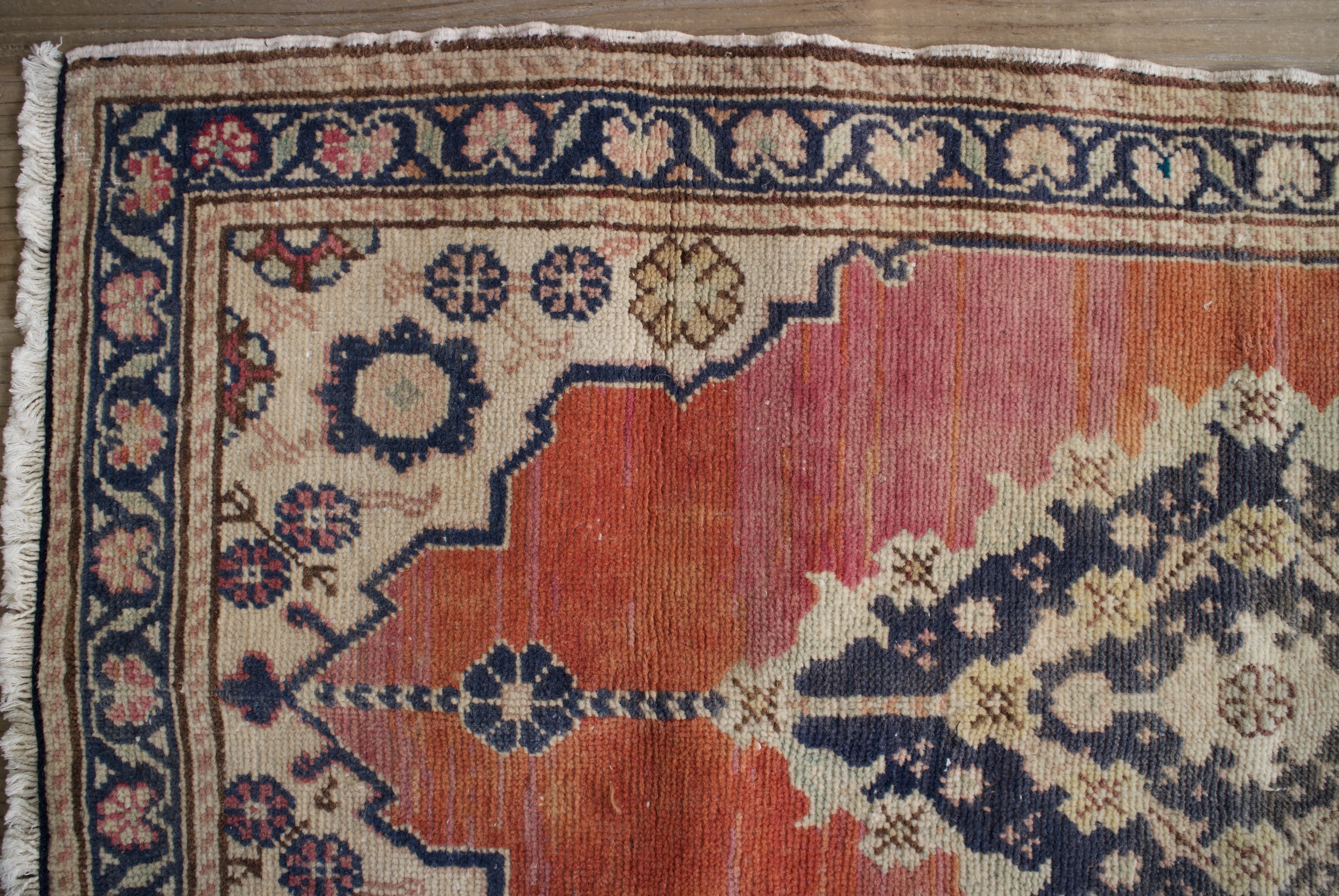 ピンク　オールドキリム　オールドキリム