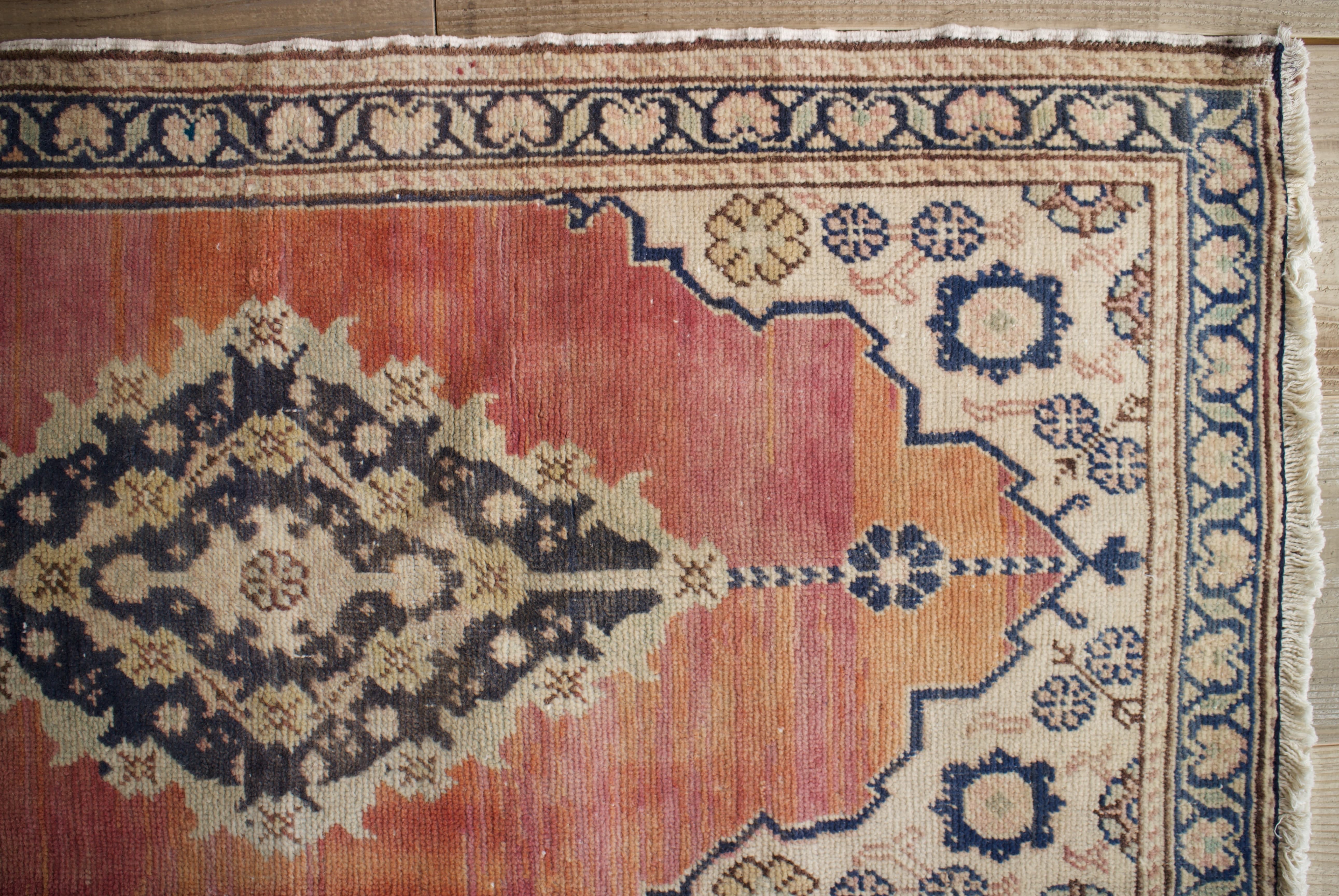 ピンク　オールドキリム　オールドキリム