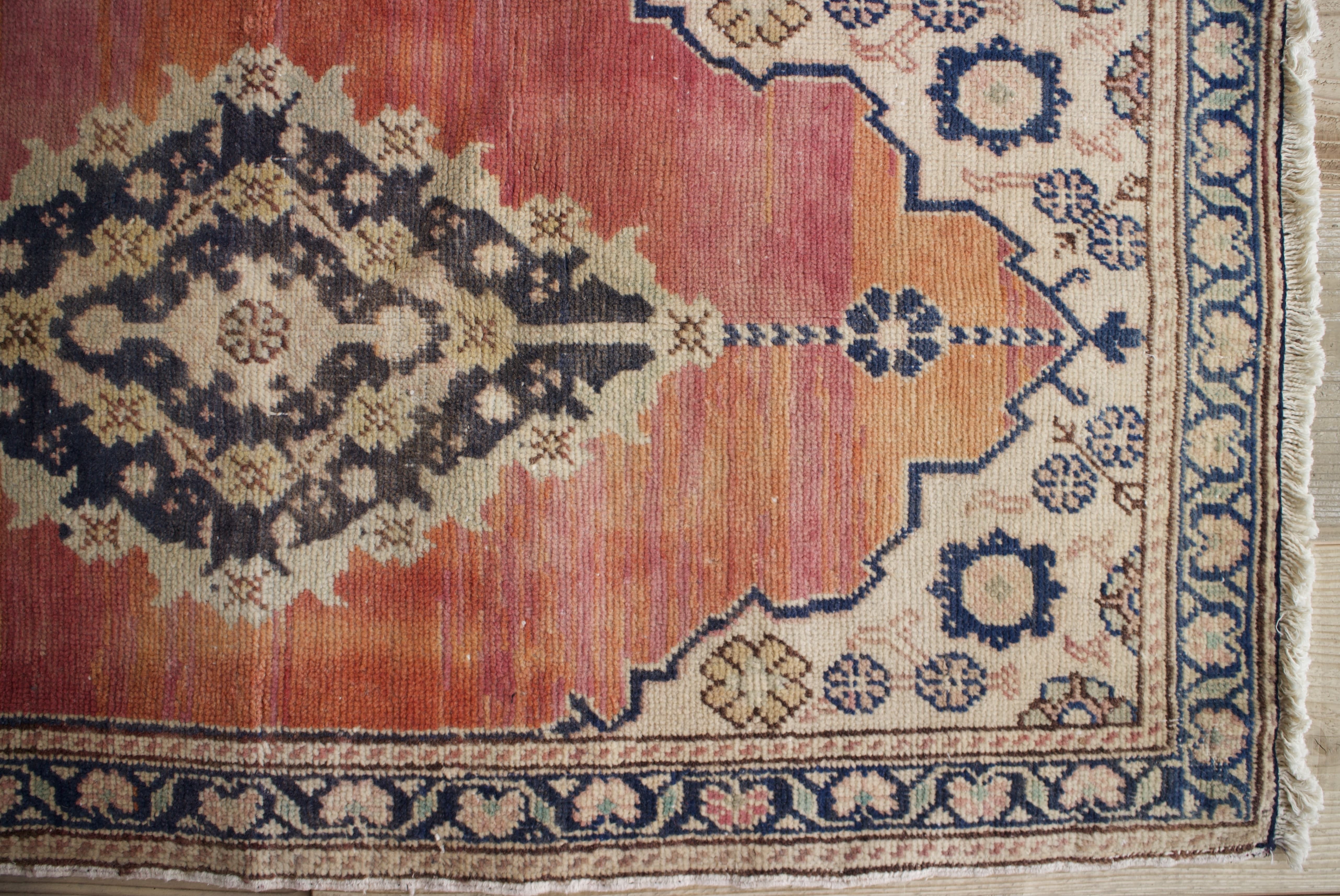 ピンク　オールドキリム　オールドキリム