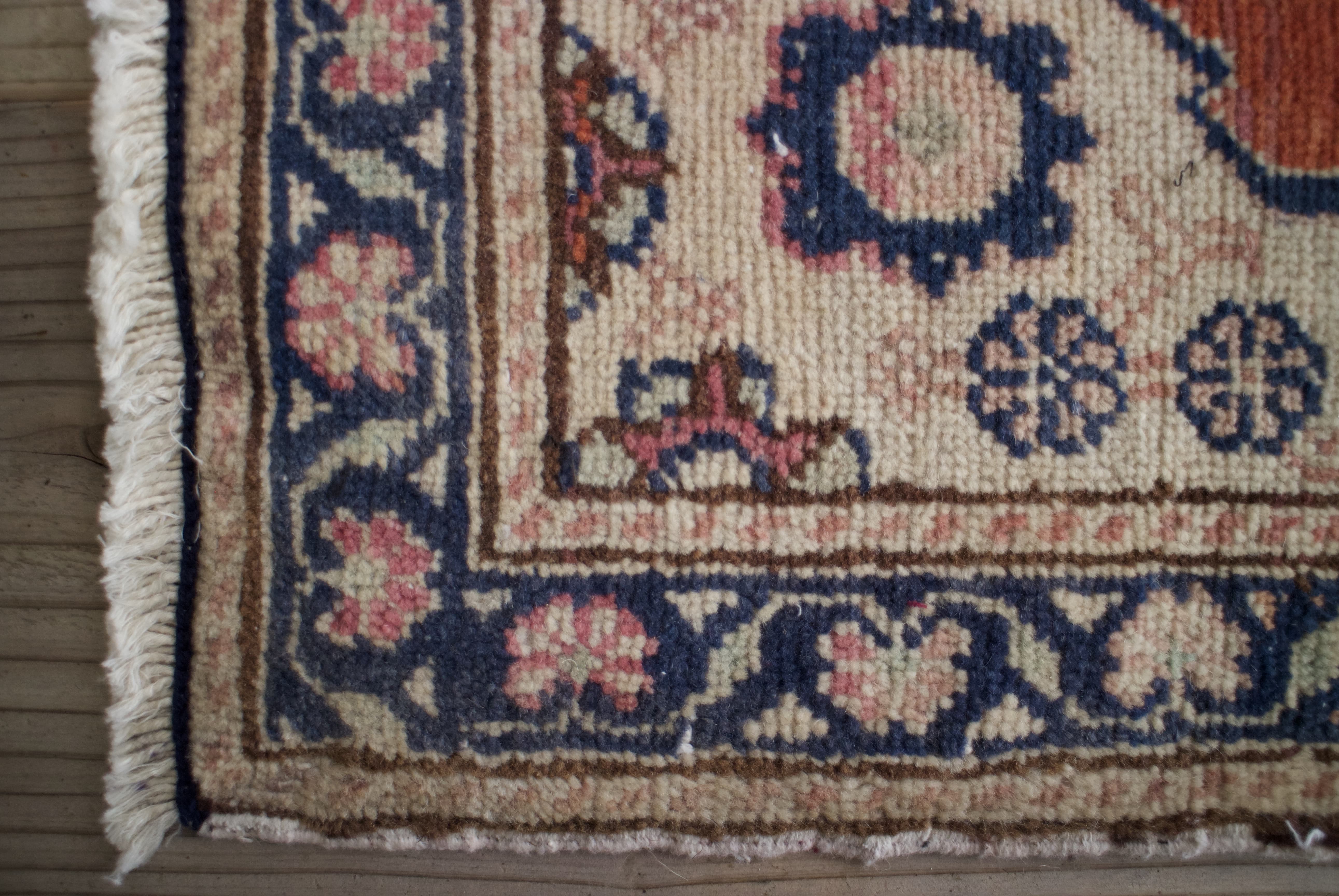 ピンク　オールドキリムオールドキリム