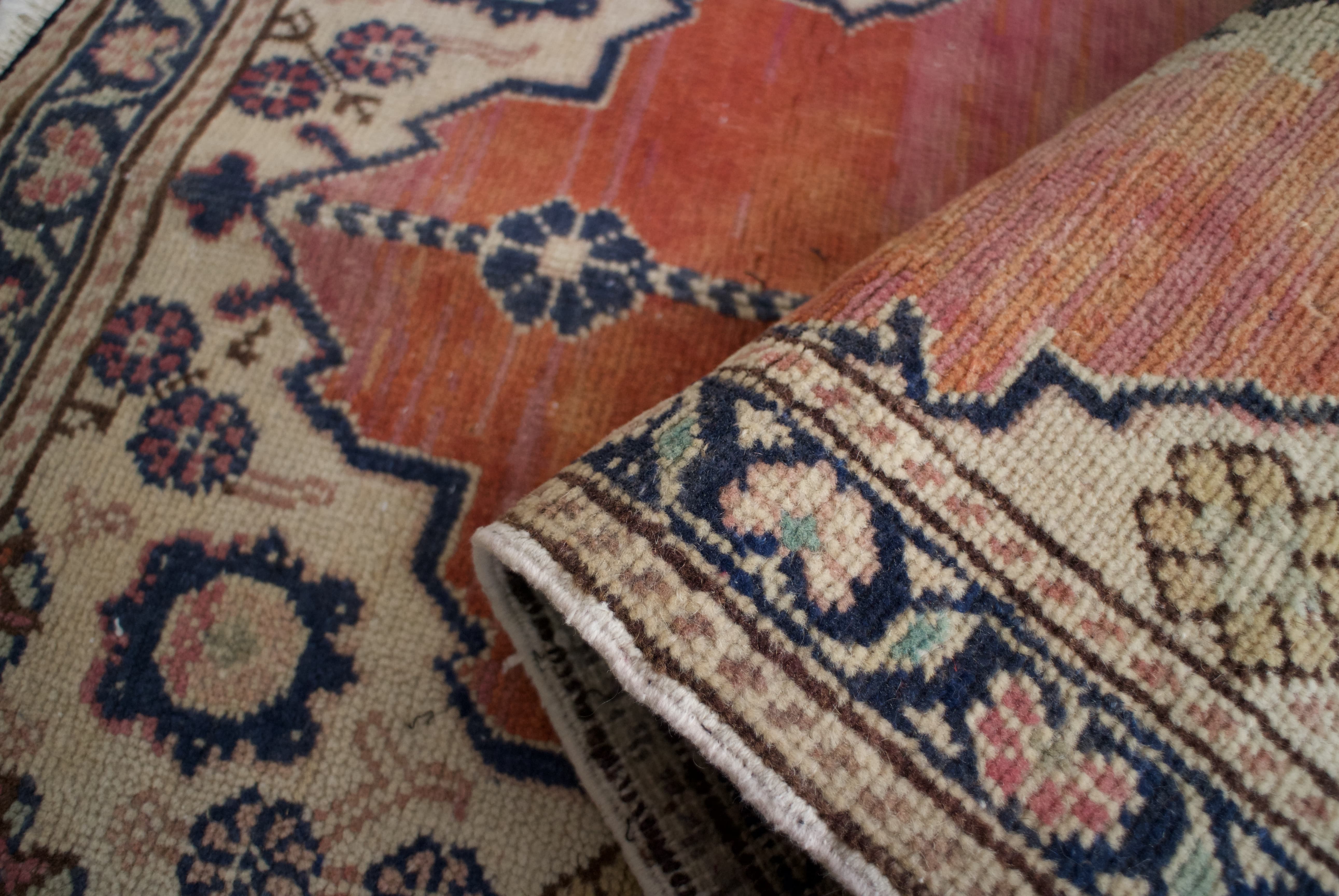 ピンク　オールドキリム　オールドキリム